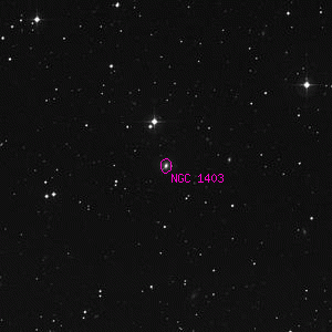 DSS image of NGC 1403
