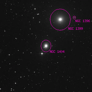 DSS image of NGC 1404
