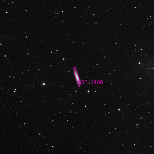 DSS image of NGC 1406
