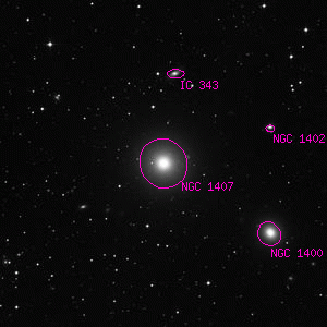 DSS image of NGC 1407