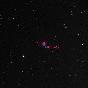 DSS image of NGC 1419