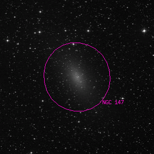 DSS image of NGC 147
