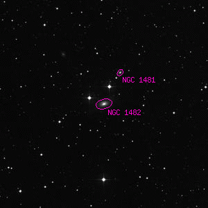 DSS image of NGC 1482