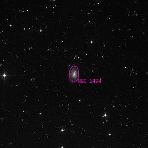 DSS image of NGC 1494