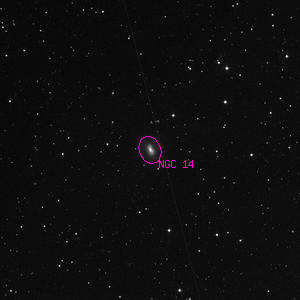 DSS image of NGC 14