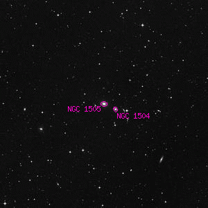 DSS image of NGC 1505