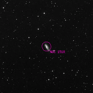 DSS image of NGC 1518
