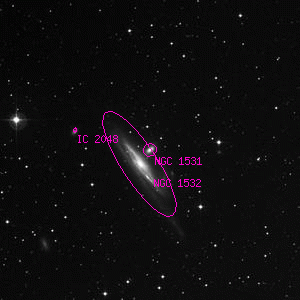 DSS image of NGC 1531