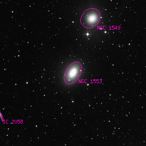 DSS image of NGC 1553