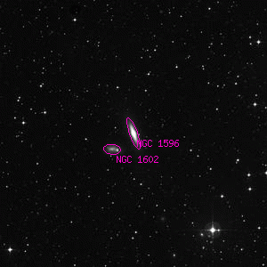 DSS image of NGC 1596