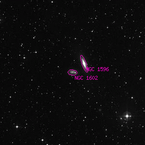 DSS image of NGC 1602