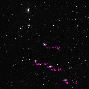 DSS image of NGC 1612