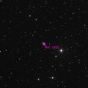 DSS image of NGC 1631