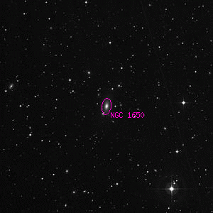 DSS image of NGC 1650