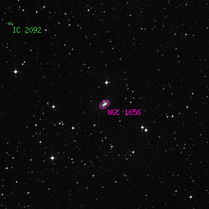 DSS image of NGC 1656