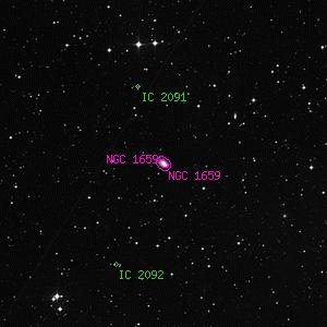 DSS image of NGC 1659