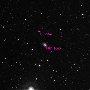 DSS image of NGC 1665