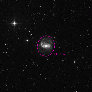 DSS image of NGC 1672