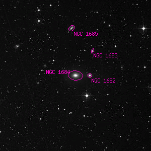 DSS image of NGC 1684