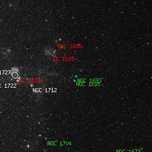 DSS image of NGC 1693