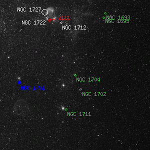 DSS image of NGC 1704