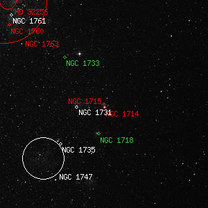DSS image of NGC 1715