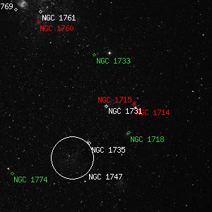 DSS image of NGC 1731