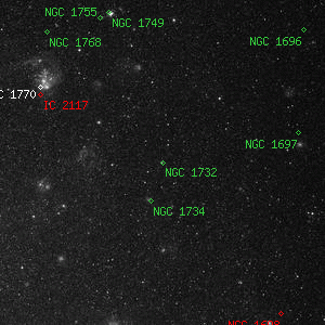 DSS image of NGC 1732