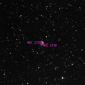 DSS image of NGC 1738