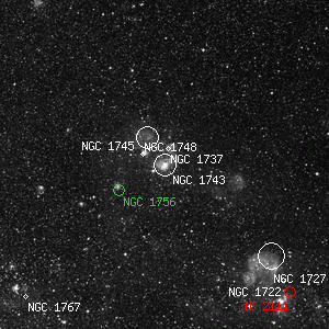 DSS image of NGC 1743