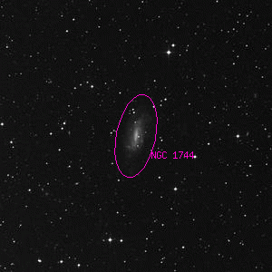 DSS image of NGC 1744