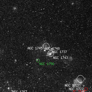 DSS image of NGC 1745
