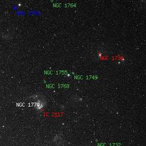 DSS image of NGC 1749