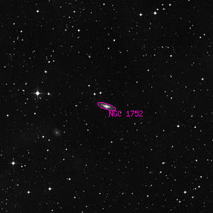 DSS image of NGC 1752