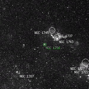 DSS image of NGC 1756