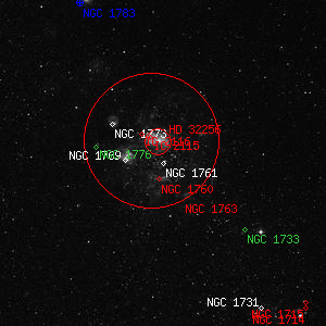 DSS image of NGC 1761