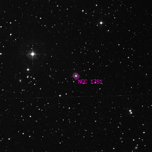 DSS image of NGC 1781