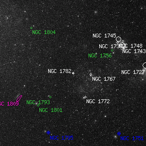 DSS image of NGC 1782