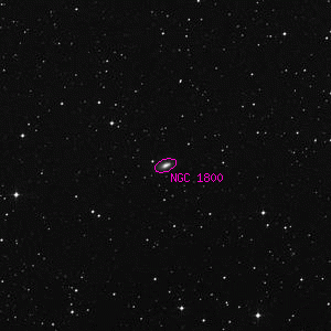 DSS image of NGC 1800