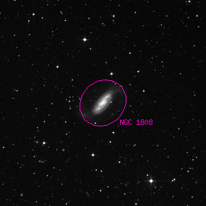 DSS image of NGC 1808