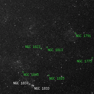 DSS image of NGC 1813