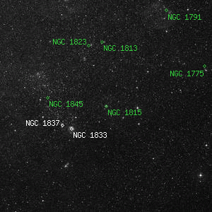 DSS image of NGC 1815
