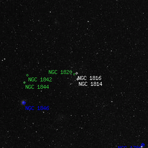 DSS image of NGC 1820