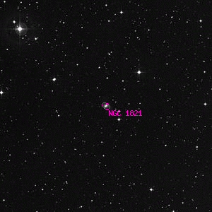 DSS image of NGC 1821