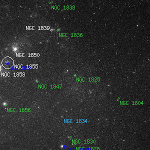 DSS image of NGC 1825