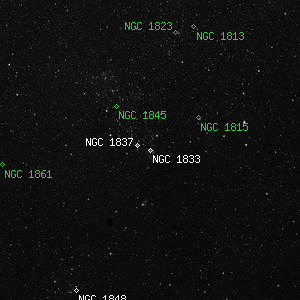 DSS image of NGC 1833