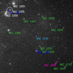 DSS image of NGC 1834
