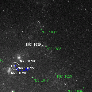 DSS image of NGC 1836