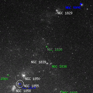 DSS image of NGC 1838