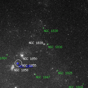DSS image of NGC 1839